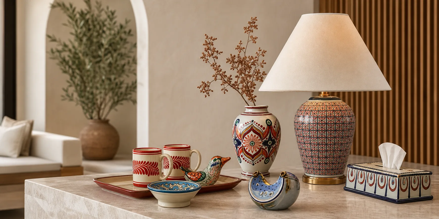 Cerámica decorativa para hotelería e interiorismo
